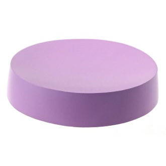 Soap Dish Lilac Round Free Standing Soap Dish in Resin Gedy YU11-79